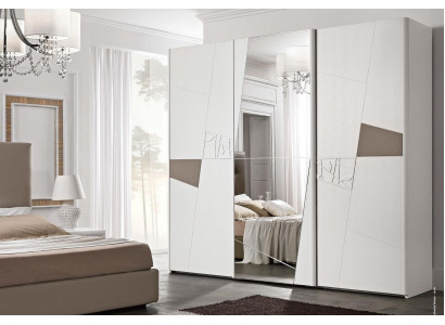 Kleiderschrank Schrank Luxus Schwebetüren Design Schränke Kleider Holz Möbel Neu