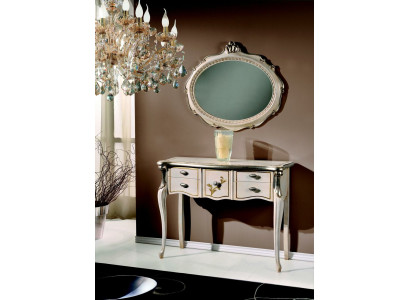 Möbel Stil Barock Konsolentisch Wandtisch Tisch Sideboard Klassischer Echtholz