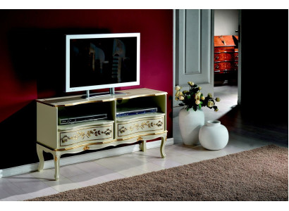 Schickes Weisser rtv Schrank sideboard lowboard tv schränke italienische stil möbel neu