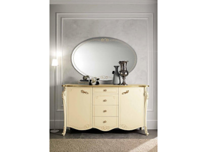 Kommode Sideboard Beige Sideboards Schrank Kommoden Möbel Massiv Holz Bizzotto
