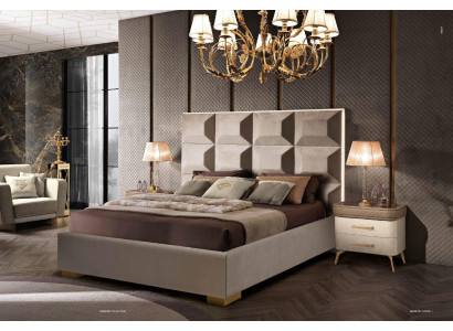 Bett Holz Doppel Schlafzimmer Betten Braun Bettrahmen Modern Doppelbett Möbel