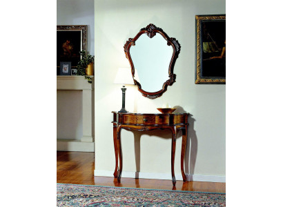Möbel Stil Barock Konsolentisch Spiegel Holz Italienische Tische Konsolen 2tlg.