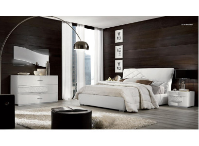 Bett Bettgestelle Bettrahmen Betten Doppel Luxus Doppelbett Weiß Modern Design
