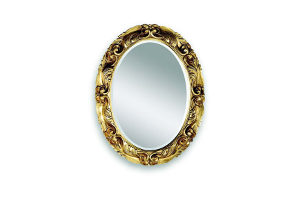 Moderner Großer Echt Holz Rahmen Spiegel Wandspiegel Hängespiegel Luxus Möbel