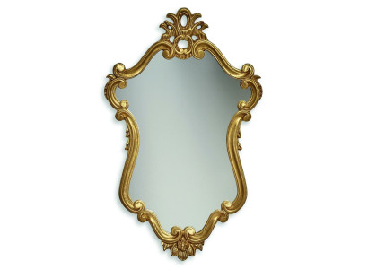 Designer Spiegel Anrichte Barock Spiegel Wohn Zimmer Regal Luxus Spiegel Gold