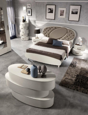 Chesterfield Doppelbett Bett Bettgestelle Betten Polsterbett Luxus Möbel Italien