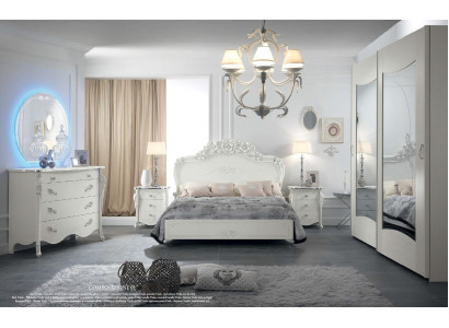 Bett Schlafzimmer Betten Doppelbett Holz Luxus Möbel Design Klassische Hotel