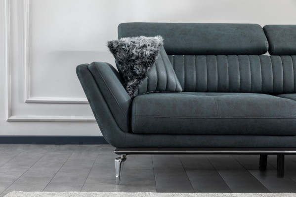 Wohnzimmer Set Ecksofa L-Form TV-Ständer Fernsehwand Garnitur Design