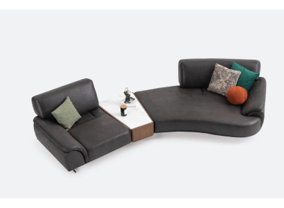 Rund Wohnzimmer Couch Möbel 5 Sitz Couchen Runde Sofa Möbel Textil