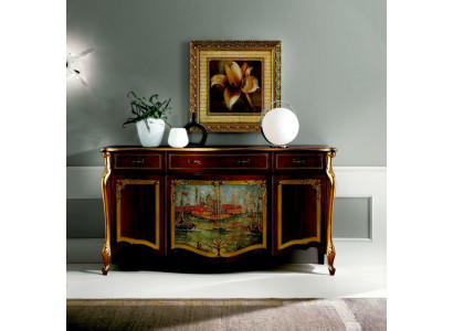 Design Möbel Luxus Barock Buffet Kommode Anrichte xxl Design Italienische Neu