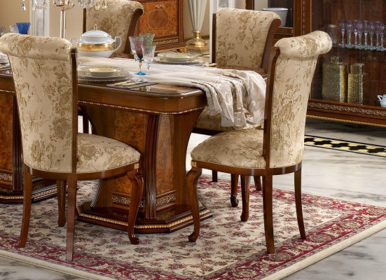 Esszimmer Set Garnitur Stühle 6x Gruppe Essgarnitur Antik Stil Tisch 7tlg. Neu