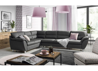 Wohnlandschaft Schlafsofa U Form Stoff Textil Sofa Couch Polster Eck