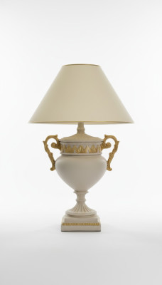 Design Pokal Vasen Tischleuchte Leuchte Tisch Lampen Leuchten Lampen 60cm XXL