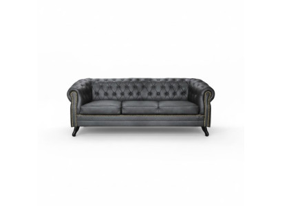 Chesterfield Sofagarnitur 3+2 Glasgow Couch Polster Set Sofas Couchen Neu