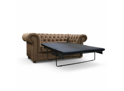 Chesterfield Cambridge 2 Sitzer Sofa Büro Couch mit Bettfunktion Sofas Couchen
