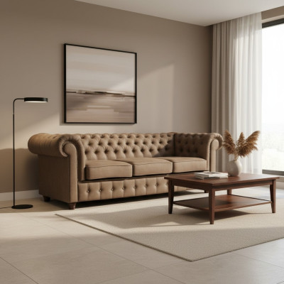 Chesterfield design luxus polster sitz couch xxl big 3 sitz sofa Couchen 