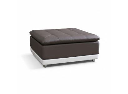 Lounge Hocker XXL Club Fußhocker Ottomane Pufa Leder Textil Ottoman