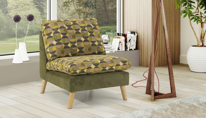 Design Relax Club Sessel Lounge Sofa 1 Sitzer Fernseh Stuhl Polster Stoff
