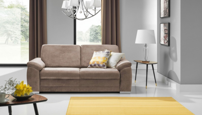 Design Sofa Couch Polster 3 Sitzer Sofas Couchen Sitz Garnitur Stoff Neu