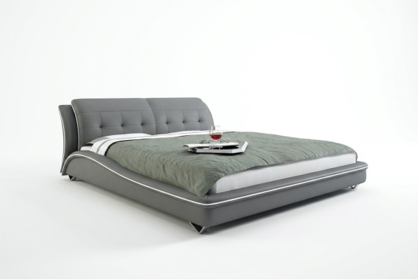 Modernes Design Bett XXL Betten Luxus Stil Doppel Hotel Leder 
