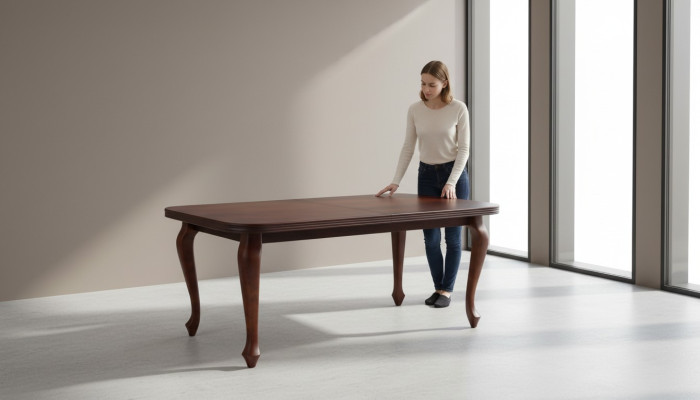 Esstisch Tisch Gruppe Esszimmer Wohnzimmer Garnitur Holz Design Tische