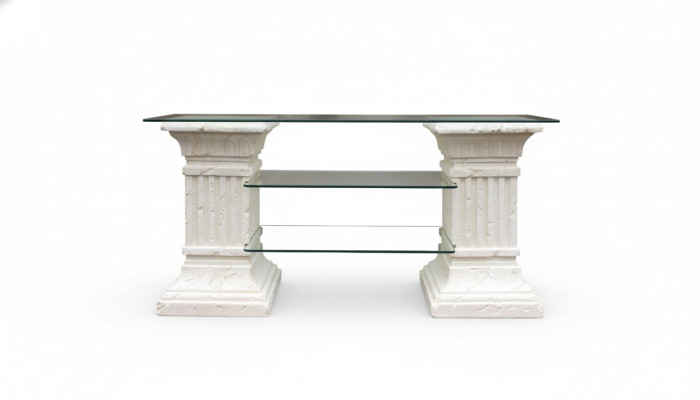 Design Vitrine Regal Glas Säule Schrank Vitrinen Regale Schrank Wohnzimmer 1845