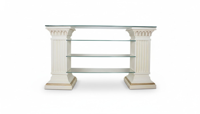 Design Vitrine Regal Glas Säule Schrank Vitrinen Regale Schrank Wohnzimmer 1848