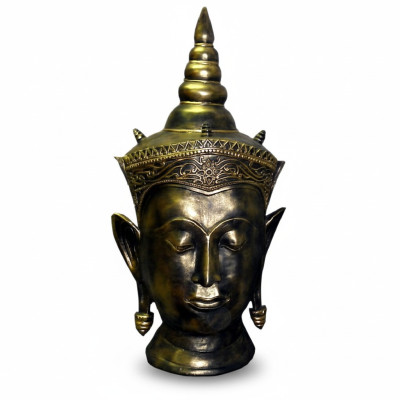 Buddha Figuren Budda Skulptur Buddhismus Statuen Thailand Feng Shui Deko Büste