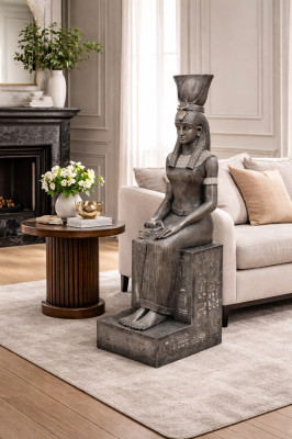 XXL Designer Figur Göttin Isis Statue Skulptur Dekoration Figuren Statuen 123cm