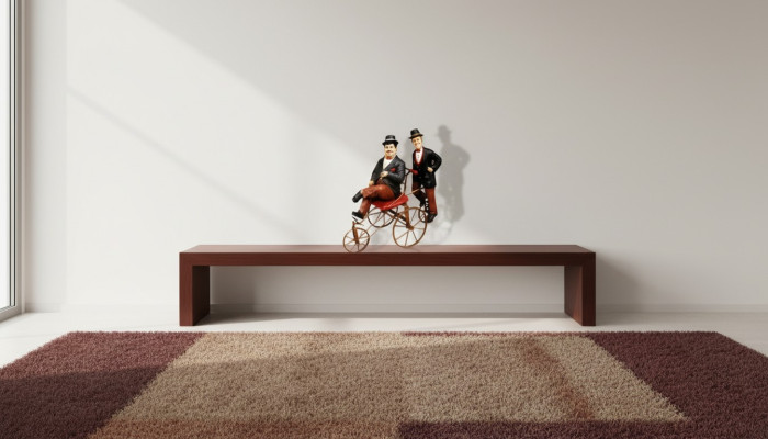 Design Radfahrer Figur Statue Skulptur Figuren Skulpturen Dekoration Deko 5305