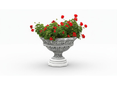Blumenkübel Pflanz Kübel Dekoration Figur Natur Vasen Blumentöpfe Garten