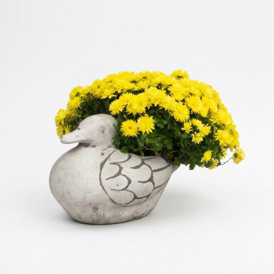 Blumenkübel Natur Pflanz Kübel Dekoration Figur Garten Blumentöpfe Vasen