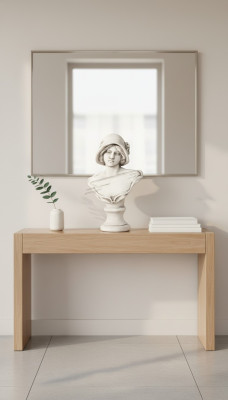 Büste Frau Antik Stil Altertum 40cm Stein Figur Skulptur Skulpturen
