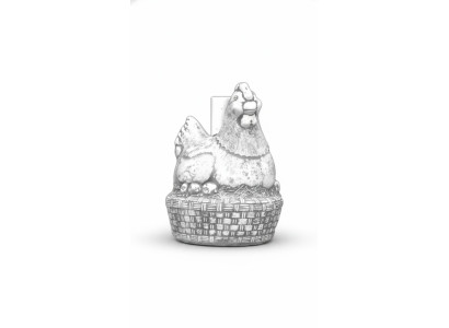 Kücken Huhn Garten Figur Statue Figuren Statuen Skulptur Dekoration