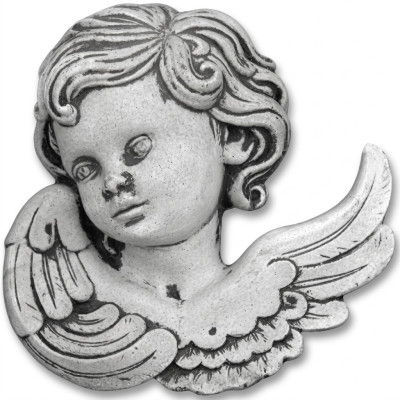 Grabschmuck Grab Stein Dekoration Engel Figur Skulptur Natur Weiß Gott