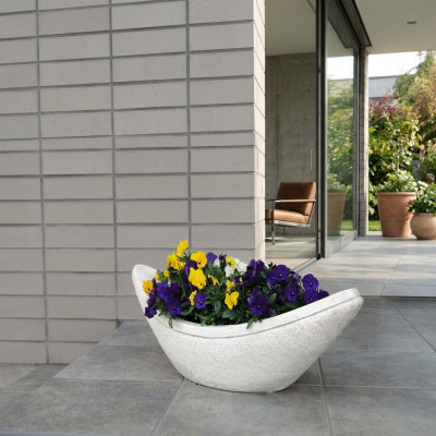 Blumenkübel Pflanz Kübel Dekoration Natur Vasen Garten Figur Blumentöpfe
