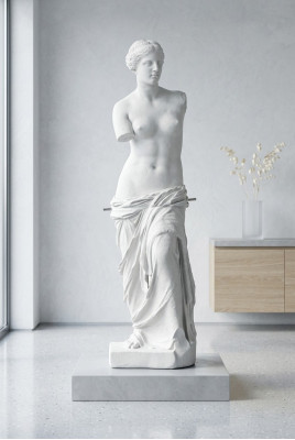 Frau 74cm Skulptur Design Figur Statue Garten Figuren Statuen