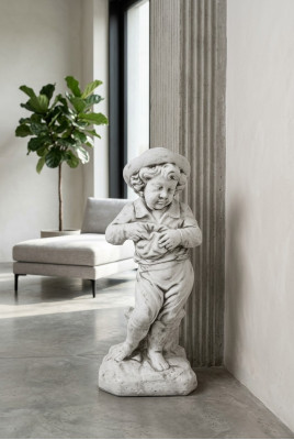 Junge 69cm Figur Statue Figuren Skulptur Statuen Garten Dekoration