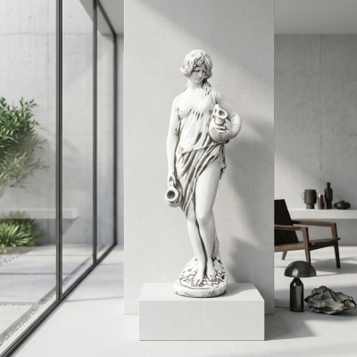 Fontainen Teich Figur Eva Statue Figuren Skulpturen Statuen Skulptur