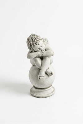 Grabschmuck Grab Deko Stein Dekoration Engel Figur Skulptur Gott Heilig