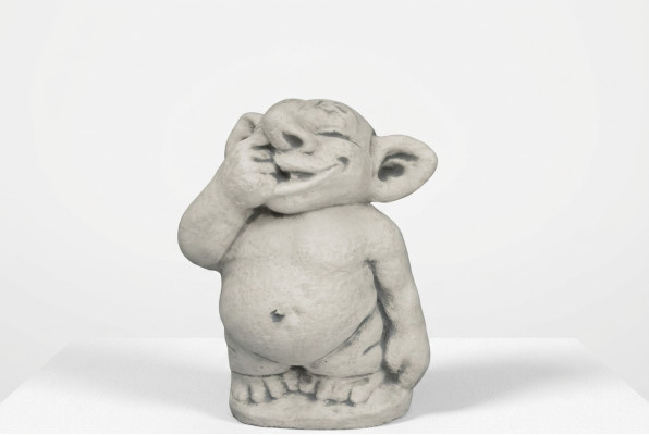 Troll 22cm Skulptur Design Figur Statue Garten Figuren Statuen