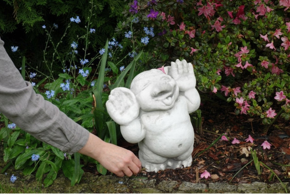 Troll 24cm Skulptur Design Figur Statue Garten Figuren Dekorative Statuen