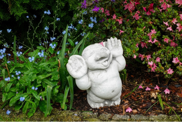 Troll 24cm Skulptur Design Figur Statue Garten Figuren Dekorative Statuen