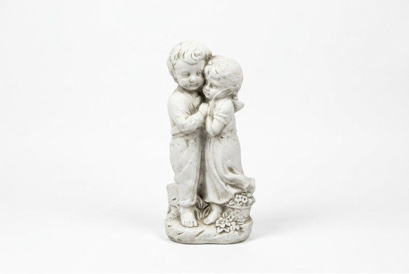 Kind 40cm Skulptur Design Figur Statue Garten Figuren Statuen