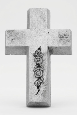 Grabengel Kreuz Schutzengel Grabschmuck Stein Figur Statue