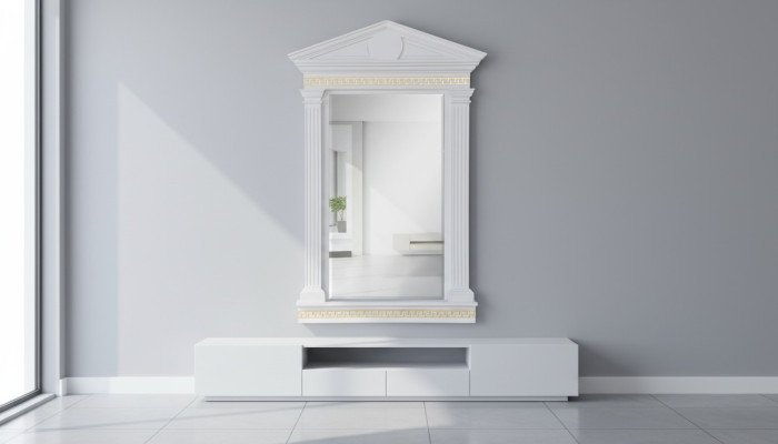 Design Wandspiegel Spiegelhaus Medusa Spiegel Spiegel dekoration Antik 6610 Neu
