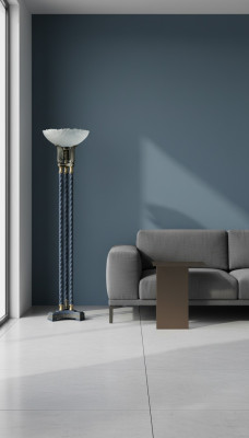 Stehleuchte Stand Leuchte Lampe Lampen Leuchten Design Figur Skulptur 185cm Neu