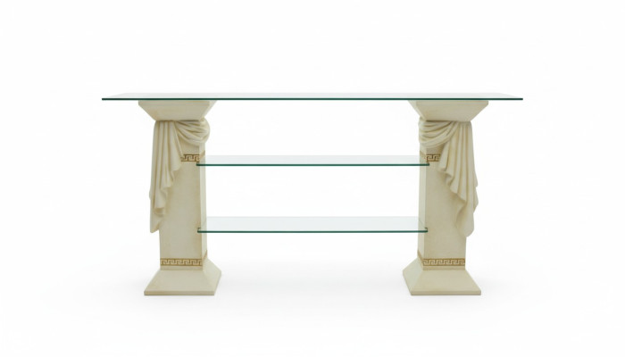 Design Vitrine Regal Glas Säule Schrank Vitrinen Regale Schrank Wohnzimmer 1856