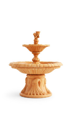 Springbrunnen Garten Teich Brunnen 190 cm Steinbrunnen Gartenbrunnen Fontaine Neu