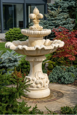 Zierbrunnen Springbrunnen Skulptur Brunnen Dekoration Garten Fontaine Napoli Neu